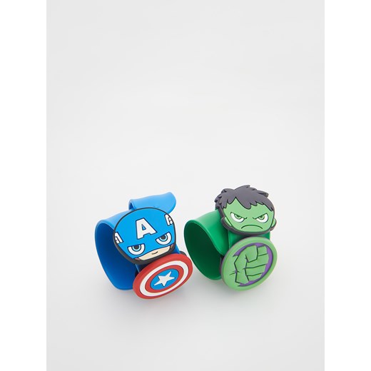 Reserved - Zatrzaskowa bransoletka Marvel 2 pack - Niebieski Reserved ONE SIZE Reserved