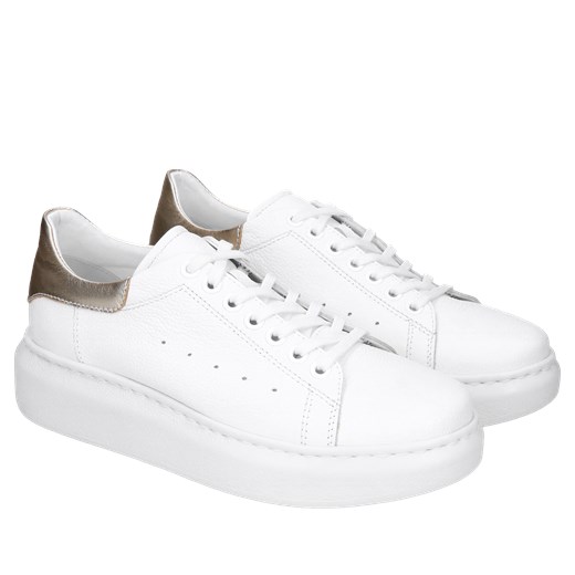 Białe sneakersy Cruz, Kampa, KP0007-01, Konopka Shoes Kampa 39 Konopka Shoes