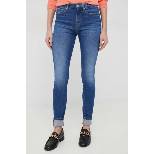 Tommy Hilfiger jeansy damskie high waist ze sklepu ANSWEAR.com w kategorii Jeansy damskie - zdjęcie 153057700