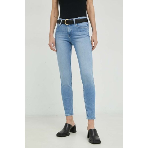 Lee jeansy Scarlett damskie medium waist ze sklepu ANSWEAR.com w kategorii Jeansy damskie - zdjęcie 153058321