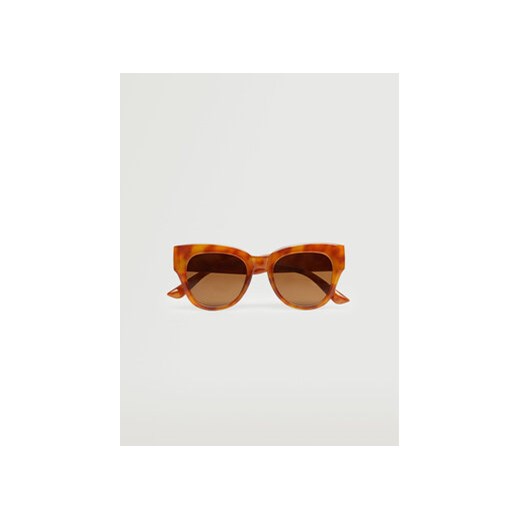 Mango Okulary przeciwsłoneczne Mafalda 37000782 Brązowy Mango OS okazja MODIVO