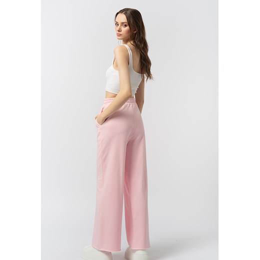 Różowe szerokie spodnie dresowe Lidia Kalita M wyprzedaż Lidia Kalita