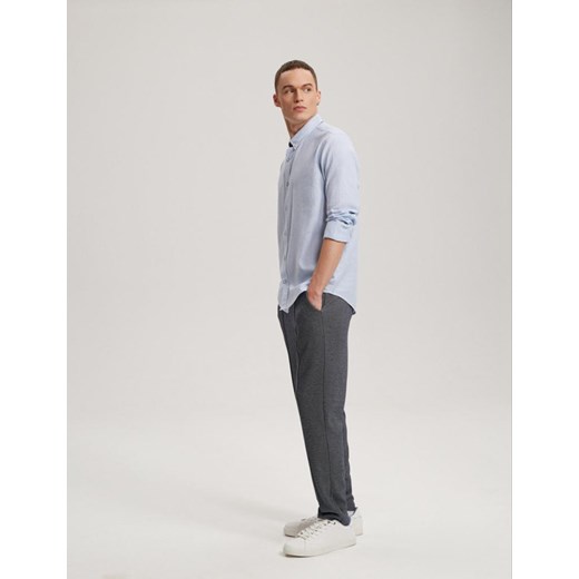 Koszula PRM LINEN Biały-Niebieski M Diverse L Diverse