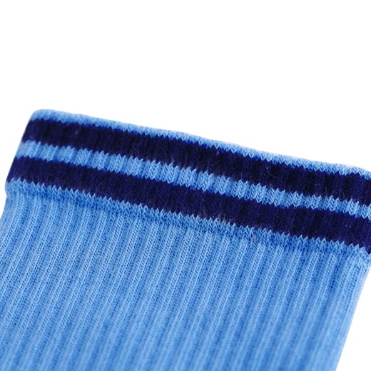 skarpetki z bawełny organicznej niebieskie w paski granatowe Regina Socks 39-42 Estera Shop