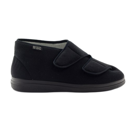 Befado obuwie damskie  pu 986D003 czarne ze sklepu ButyModne.pl w kategorii Kapcie damskie - zdjęcie 153124494