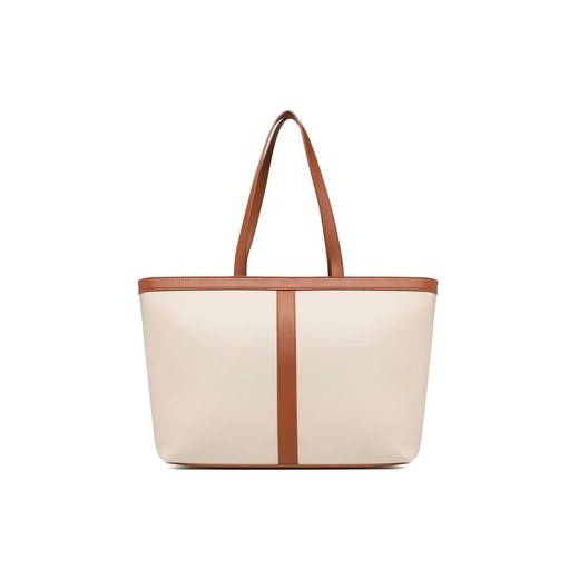 Shopper bag Gino Rossi matowa na ramię skórzana
