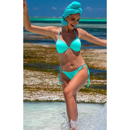Turkusowy dwuczęściowy kostium kąpielowy bikini 161/02, Kolor turkusowy, Rozmiar S, Primo ze sklepu Intymna w kategorii Stroje kąpielowe - zdjęcie 153129691