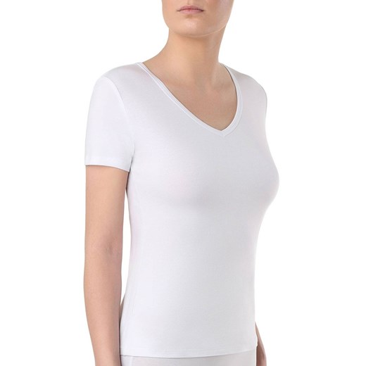 Biały t-shirt damski bawełniany podkoszulek LF 2021, Kolor biały, Rozmiar XS, Conte ze sklepu Intymna w kategorii Podkoszulki i halki - zdjęcie 153131193