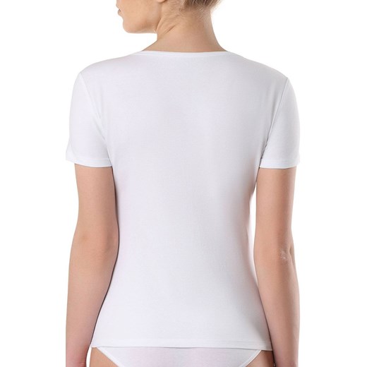 Biały t-shirt damski bawełniany podkoszulek LF 2021, Kolor biały, Rozmiar XL, Conte ze sklepu Intymna w kategorii Podkoszulki i halki - zdjęcie 153131194