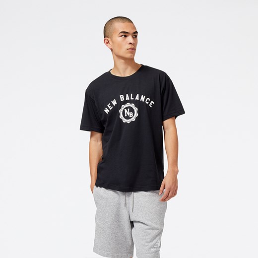 Koszulka męska New Balance MT31904BK – czarna ze sklepu New Balance Poland w kategorii T-shirty męskie - zdjęcie 153131250