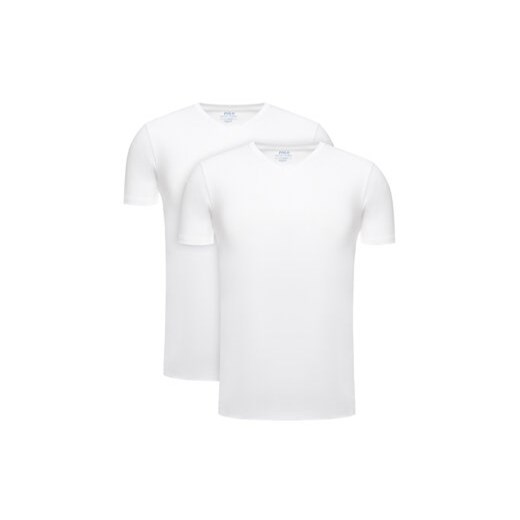 Polo Ralph Lauren Komplet 2 t-shirtów 714513433 Biały Slim Fit Polo Ralph Lauren L promocja MODIVO