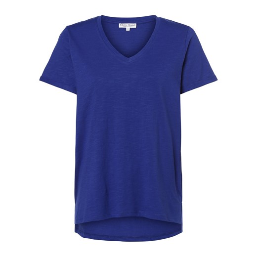 Marie Lund T-shirt damski Kobiety Dżersej błękit królewski jednolity ze sklepu vangraaf w kategorii Bluzki damskie - zdjęcie 153140903