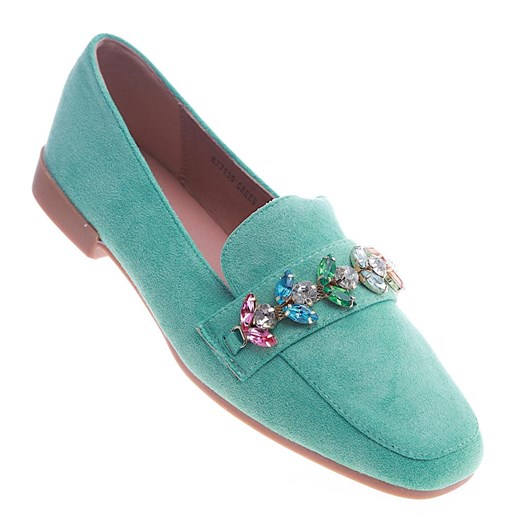 Lordsy Pantofelek24 jesienne zamszowe casual bez zapięcia 