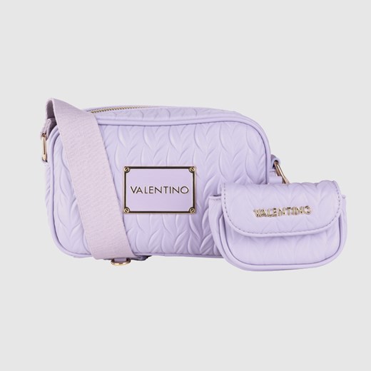 Fioletowa listonoszka Valentino By Mario elegancka matowa