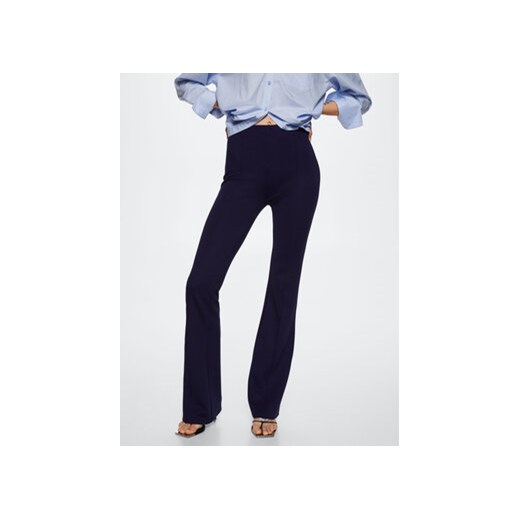 Mango Spodnie materiałowe Delfin 37093841 Granatowy Slim Fit Mango L okazja MODIVO