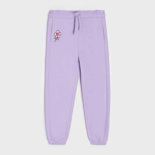 Sinsay - Spodnie dresowe jogger - Fioletowy Sinsay 116 Sinsay