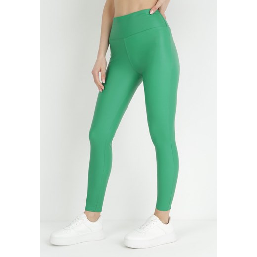 Zielone Legginsy Draven ze sklepu Born2be Odzież w kategorii Spodnie damskie - zdjęcie 153197844
