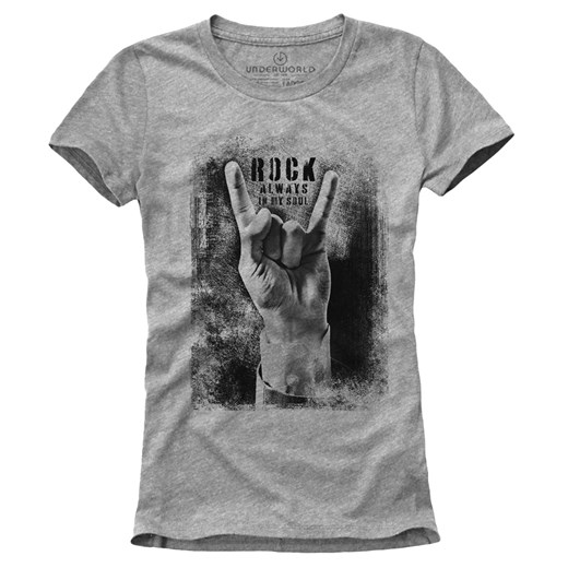 T-shirt damski UNDERWORLD Rock always in my soul ze sklepu morillo w kategorii Bluzki damskie - zdjęcie 153202511