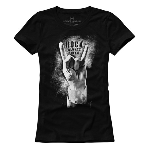 T-shirt damski UNDERWORLD Rock always in my soul ze sklepu morillo w kategorii Bluzki damskie - zdjęcie 153202513