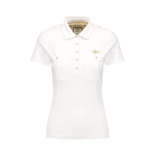 Koszulka polo Aeronautica Militare ze sklepu S'portofino w kategorii Bluzki damskie - zdjęcie 153203854