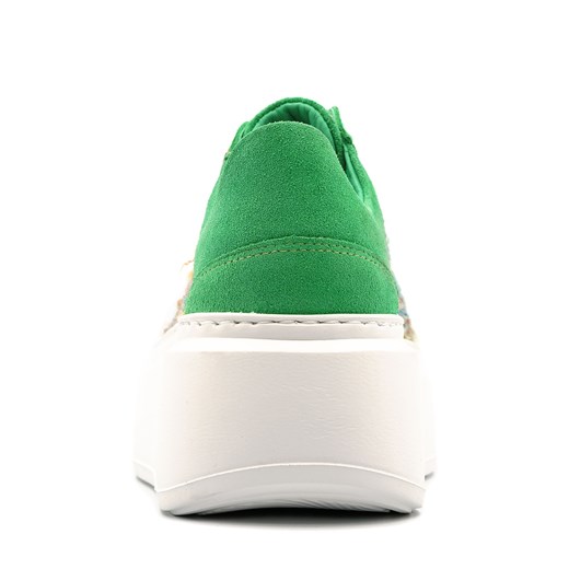 Zielone sznurowane sneakersy KR4666 40 wyprzedaż NESCIOR
