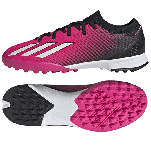 Buty piłkarskie adidas X Speedportal.3 Tf Jr GZ2465 różowe róże i fiolety ze sklepu ButyModne.pl w kategorii Buty sportowe dziecięce - zdjęcie 153207923
