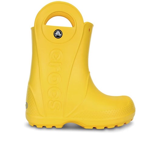Kalosze Crocs Handle It Rain Boot Kids 12803-730 - żółte ze sklepu streetstyle24.pl w kategorii Kalosze dziecięce - zdjęcie 153229920