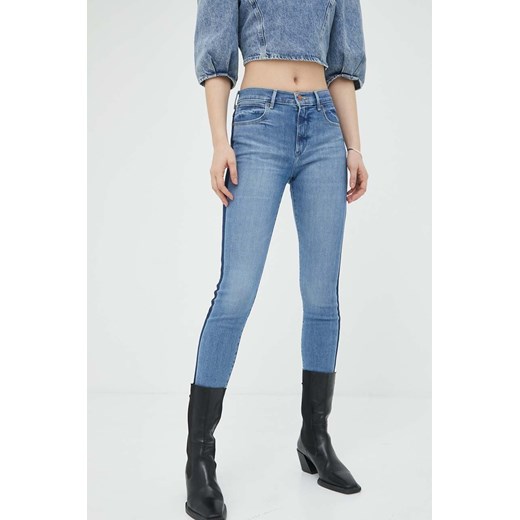 Wrangler jeansy damskie kolor niebieski Wrangler 30/30 ANSWEAR.com