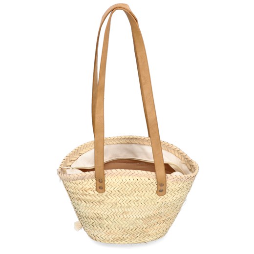 Torebka koszyk - SIMÓ SASTRE SS22/BX9206/BG BEŻOWA Simó Sastre uniwersalny Tymoteo.pl - sklep obuwniczy