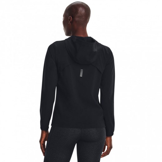 Damska kurtka do biegania Under Armour UA OutRun the Storm Jkt - czarna ze sklepu Sportstylestory.com w kategorii Kurtki damskie - zdjęcie 153256064