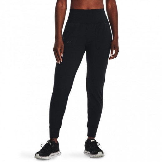 Damskie spodnie treningowe Under Armour Motion Jogger - czarne ze sklepu Sportstylestory.com w kategorii Spodnie damskie - zdjęcie 153256181