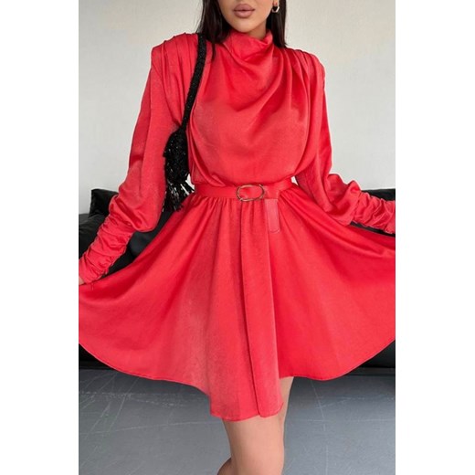 Sukienka SEBRALA RED S wyprzedaż Ivet Shop
