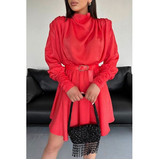 Sukienka SEBRALA RED S wyprzedaż Ivet Shop