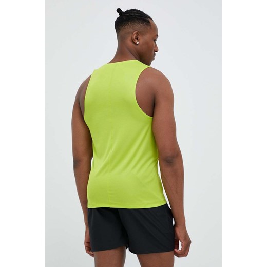 Asics t-shirt do biegania Core Singlet kolor zielony XL ANSWEAR.com