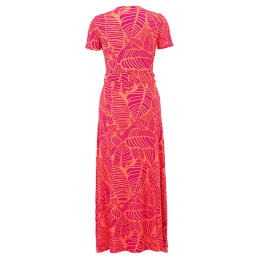 Sukienka w kolorze pomarańczowo-różowym 40 Limango Polska wyprzedaż