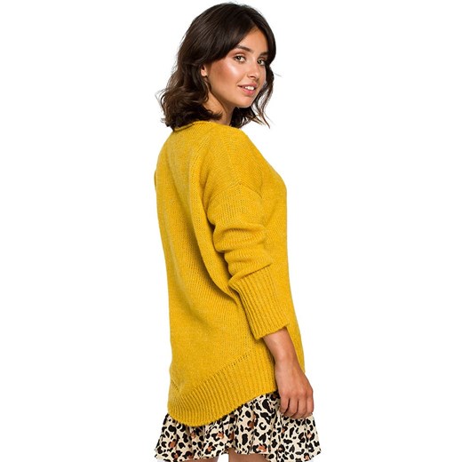 Sweter w kolorze żółtym onesize Limango Polska promocja