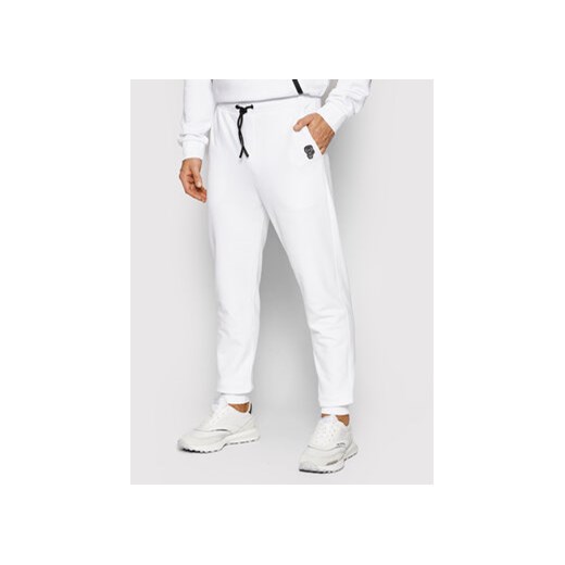 KARL LAGERFELD Spodnie dresowe 705075 512900 Biały Regular Fit Karl Lagerfeld L MODIVO promocyjna cena