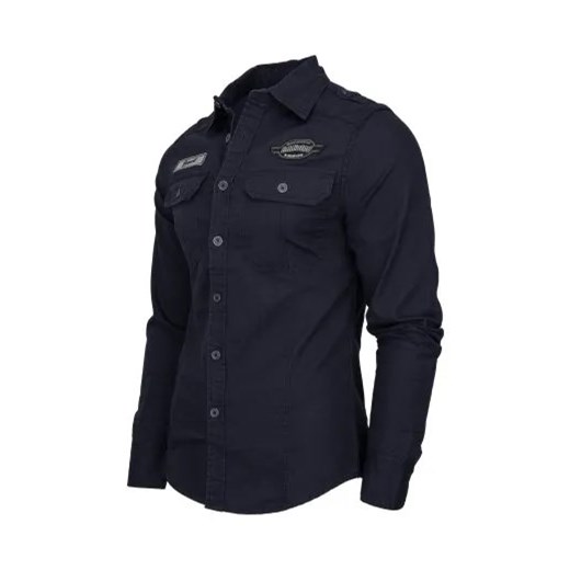 Koszula z długim rękawem BRANDIT Luis Vintageshirt navy Brandit 3XL ZBROJOWNIA