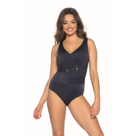 Damski jednoczęściowy kostium kąpielowy 48 black 80/G Amiatex.pl