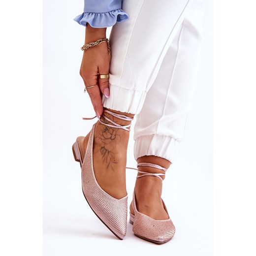 Balerinki na płaskiej podeszwie casual 
