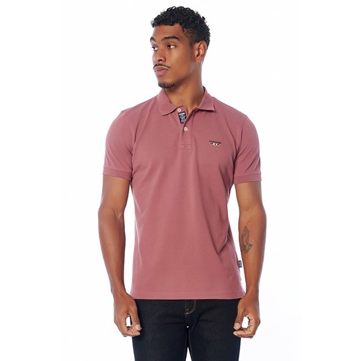 Koszulka polo w kolorze brudnego różu Galvanni L promocja Limango Polska