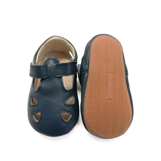 Skórzane buty "Archie" w kolorze czarnym do raczkowania Lait Et Miel 22 Limango Polska promocja