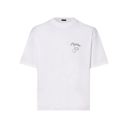 PEGADOR T-shirt męski Mężczyźni Bawełna biały nadruk Pegador L vangraaf