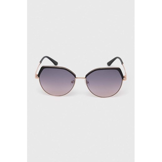 Guess okulary przeciwsłoneczne damskie kolor czarny Guess 58 ANSWEAR.com