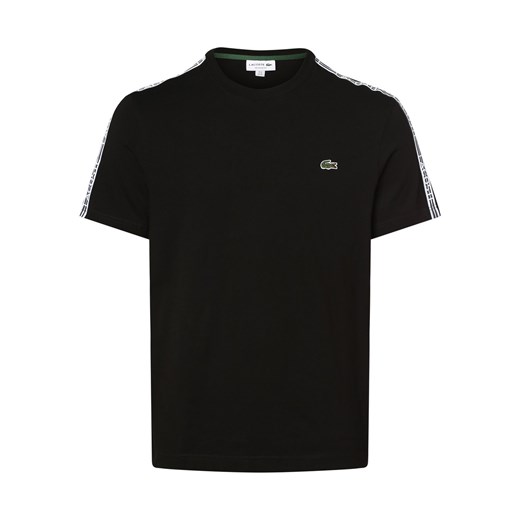 Lacoste T-shirt męski Mężczyźni Bawełna czarny jednolity Lacoste 6 vangraaf