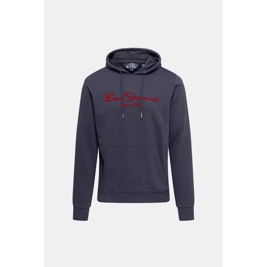 BEN SHERMAN Bluza z kapturem - Niebieski ciemny - Mężczyzna - 2XL(2XL) L (L) okazja Halfprice