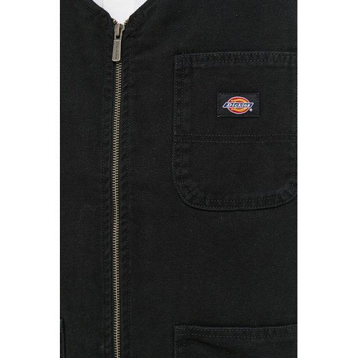 Dickies bezrękawnik jeansowy męski kolor czarny przejściowy Dickies L ANSWEAR.com