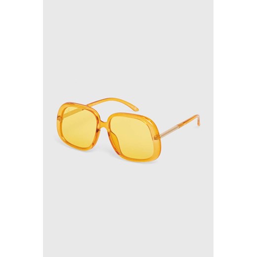 Jeepers Peepers okulary przeciwsłoneczne kolor żółty ze sklepu ANSWEAR.com w kategorii Okulary przeciwsłoneczne damskie - zdjęcie 153375462