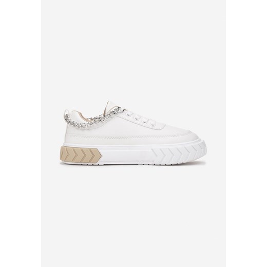 Buty sportowe damskie białe Born2be sneakersy