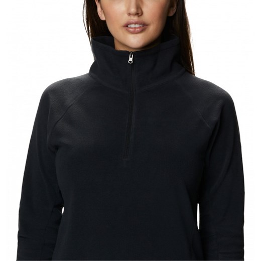 Damski polar nierozpinany bez kaptura COLUMBIA Glacial IV Half Zip - czarny ze sklepu Sportstylestory.com w kategorii Bluzy damskie - zdjęcie 153386433